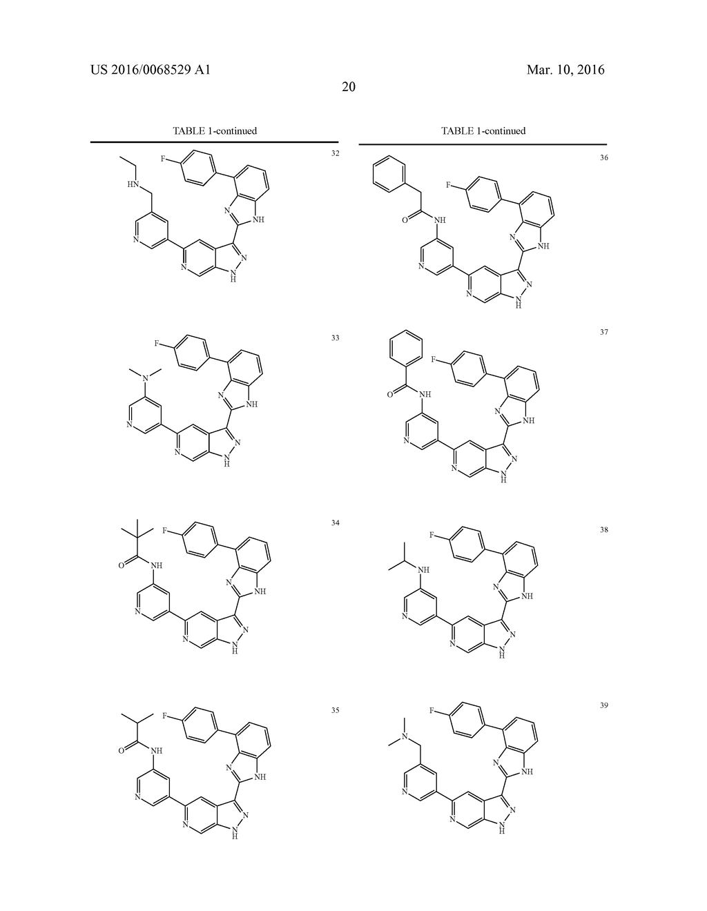 3-(1H-BENZO[D]IMIDAZOL-2-YL)-1H-PYRAZOLO[3,4-C]PYRIDINE AND THERAPEUTIC     USES THEREOF - diagram, schematic, and image 21