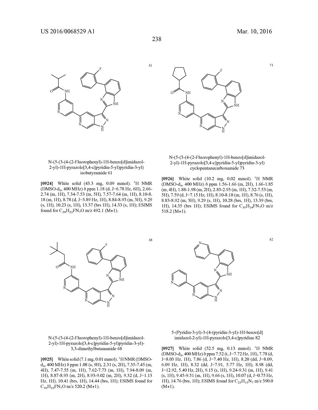 3-(1H-BENZO[D]IMIDAZOL-2-YL)-1H-PYRAZOLO[3,4-C]PYRIDINE AND THERAPEUTIC     USES THEREOF - diagram, schematic, and image 239