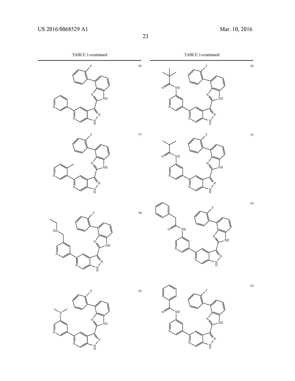 3-(1H-BENZO[D]IMIDAZOL-2-YL)-1H-PYRAZOLO[3,4-C]PYRIDINE AND THERAPEUTIC     USES THEREOF - diagram, schematic, and image 24