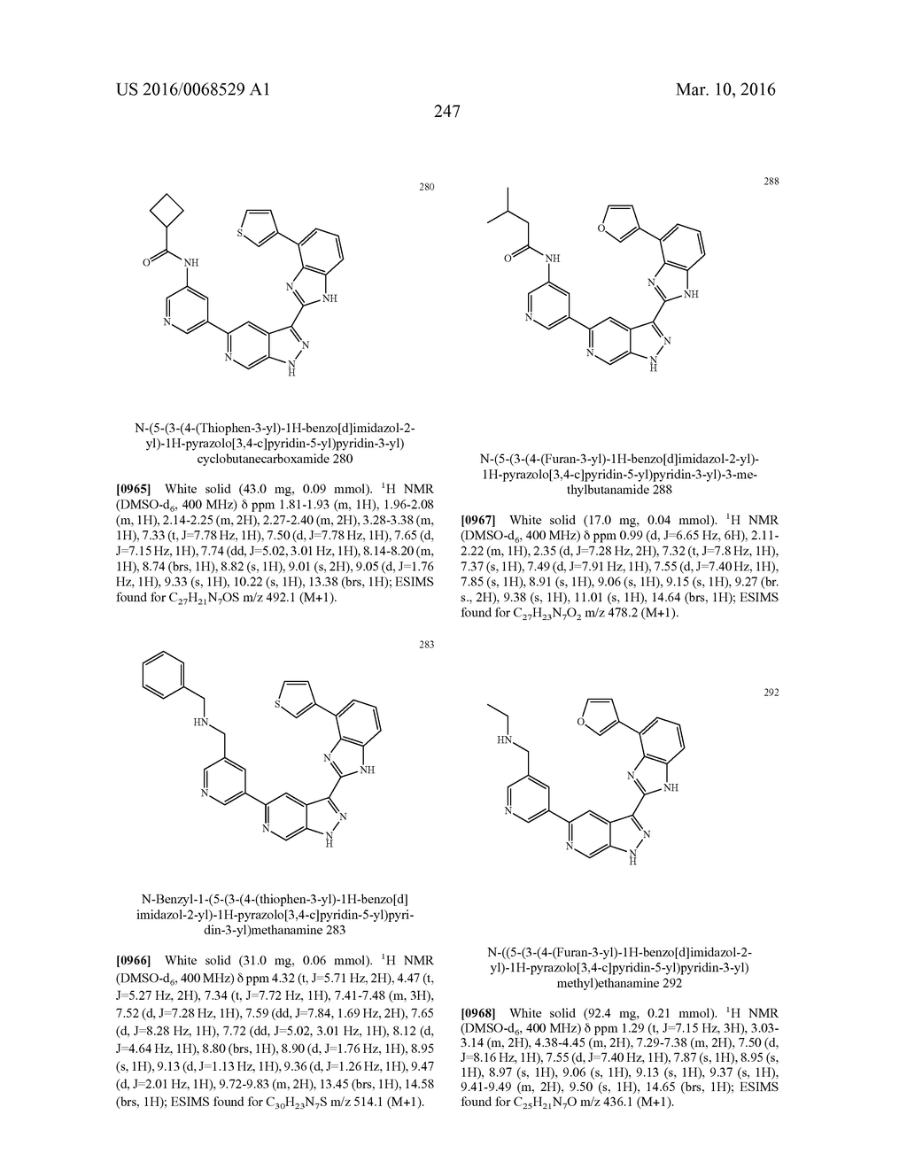 3-(1H-BENZO[D]IMIDAZOL-2-YL)-1H-PYRAZOLO[3,4-C]PYRIDINE AND THERAPEUTIC     USES THEREOF - diagram, schematic, and image 248