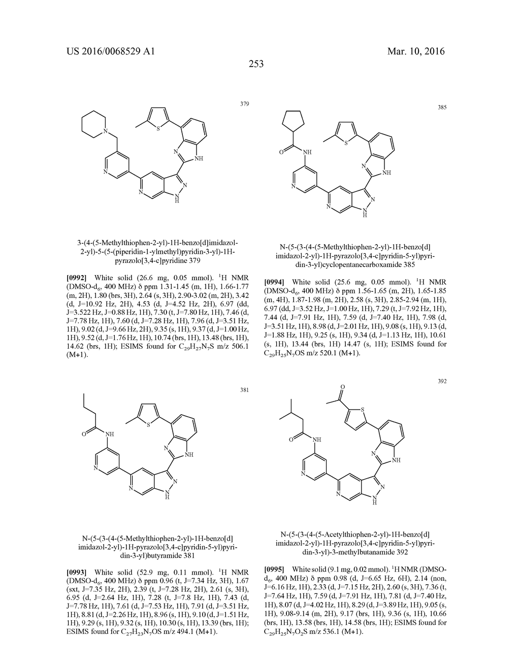 3-(1H-BENZO[D]IMIDAZOL-2-YL)-1H-PYRAZOLO[3,4-C]PYRIDINE AND THERAPEUTIC     USES THEREOF - diagram, schematic, and image 254