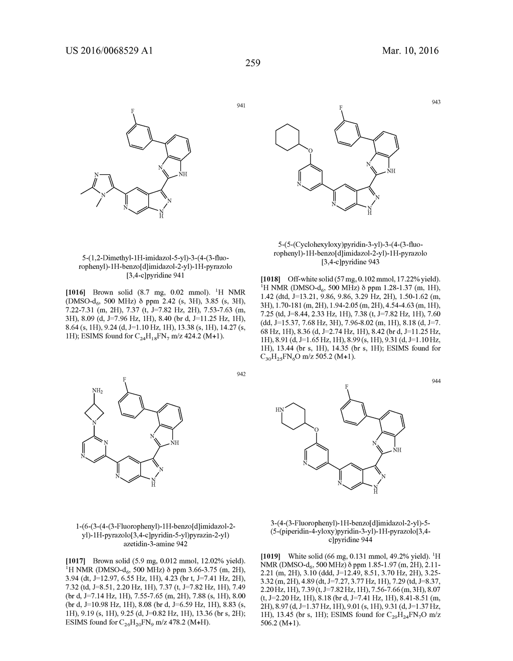 3-(1H-BENZO[D]IMIDAZOL-2-YL)-1H-PYRAZOLO[3,4-C]PYRIDINE AND THERAPEUTIC     USES THEREOF - diagram, schematic, and image 260