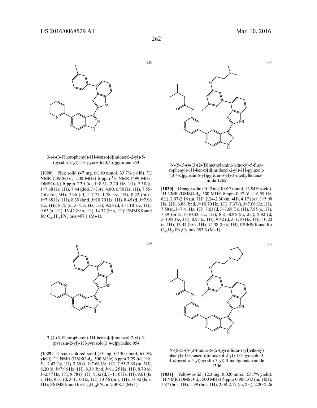 3-(1H-BENZO[D]IMIDAZOL-2-YL)-1H-PYRAZOLO[3,4-C]PYRIDINE AND THERAPEUTIC     USES THEREOF - diagram, schematic, and image 263