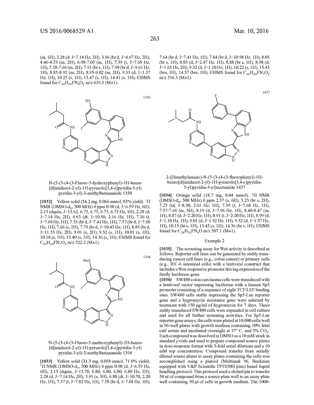 3-(1H-BENZO[D]IMIDAZOL-2-YL)-1H-PYRAZOLO[3,4-C]PYRIDINE AND THERAPEUTIC     USES THEREOF - diagram, schematic, and image 264