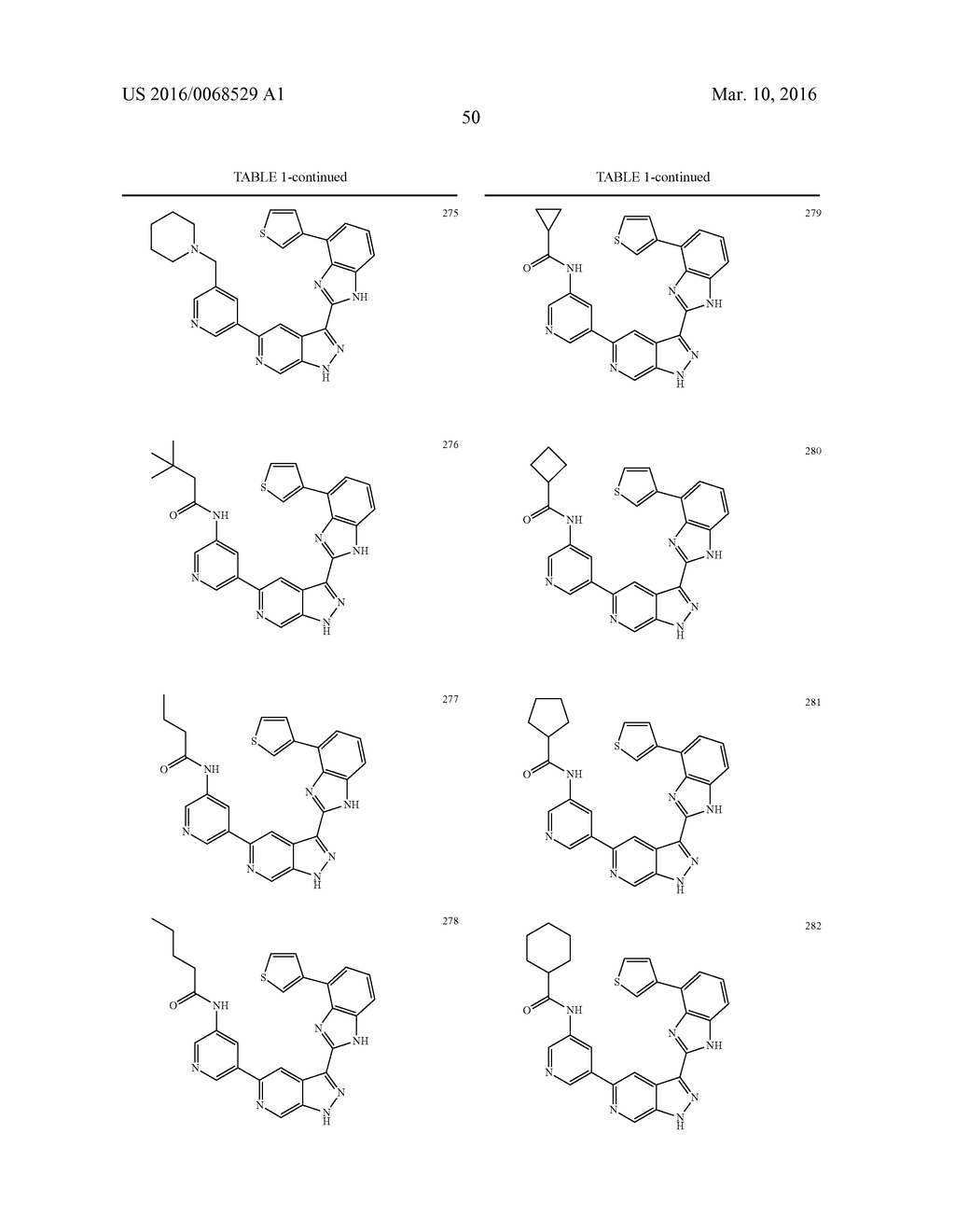 3-(1H-BENZO[D]IMIDAZOL-2-YL)-1H-PYRAZOLO[3,4-C]PYRIDINE AND THERAPEUTIC     USES THEREOF - diagram, schematic, and image 51