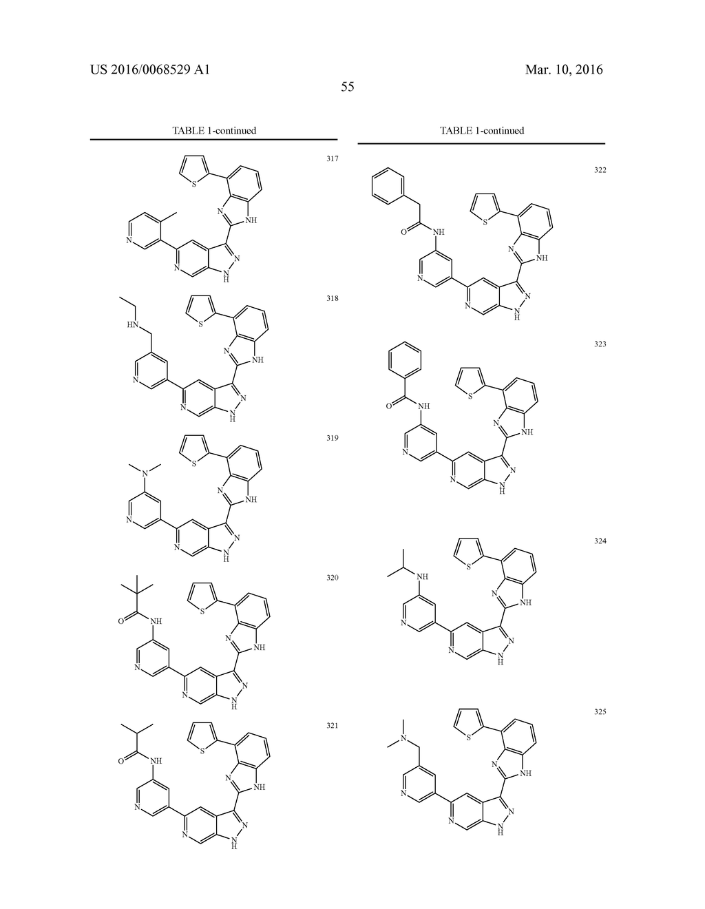 3-(1H-BENZO[D]IMIDAZOL-2-YL)-1H-PYRAZOLO[3,4-C]PYRIDINE AND THERAPEUTIC     USES THEREOF - diagram, schematic, and image 56