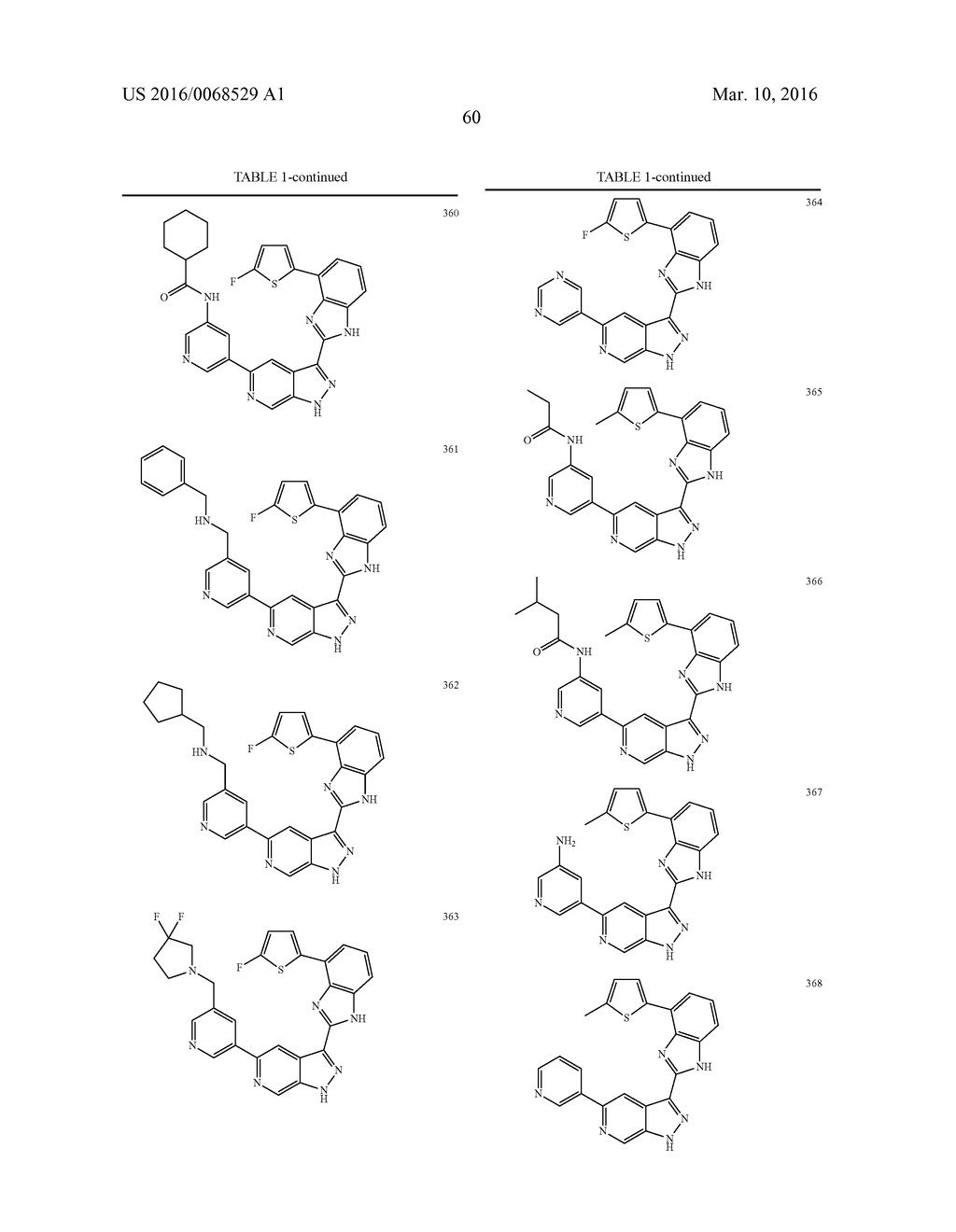 3-(1H-BENZO[D]IMIDAZOL-2-YL)-1H-PYRAZOLO[3,4-C]PYRIDINE AND THERAPEUTIC     USES THEREOF - diagram, schematic, and image 61