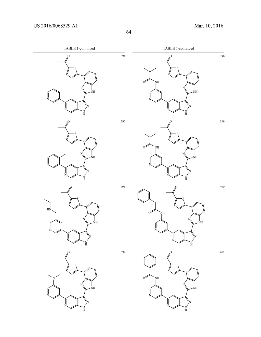 3-(1H-BENZO[D]IMIDAZOL-2-YL)-1H-PYRAZOLO[3,4-C]PYRIDINE AND THERAPEUTIC     USES THEREOF - diagram, schematic, and image 65