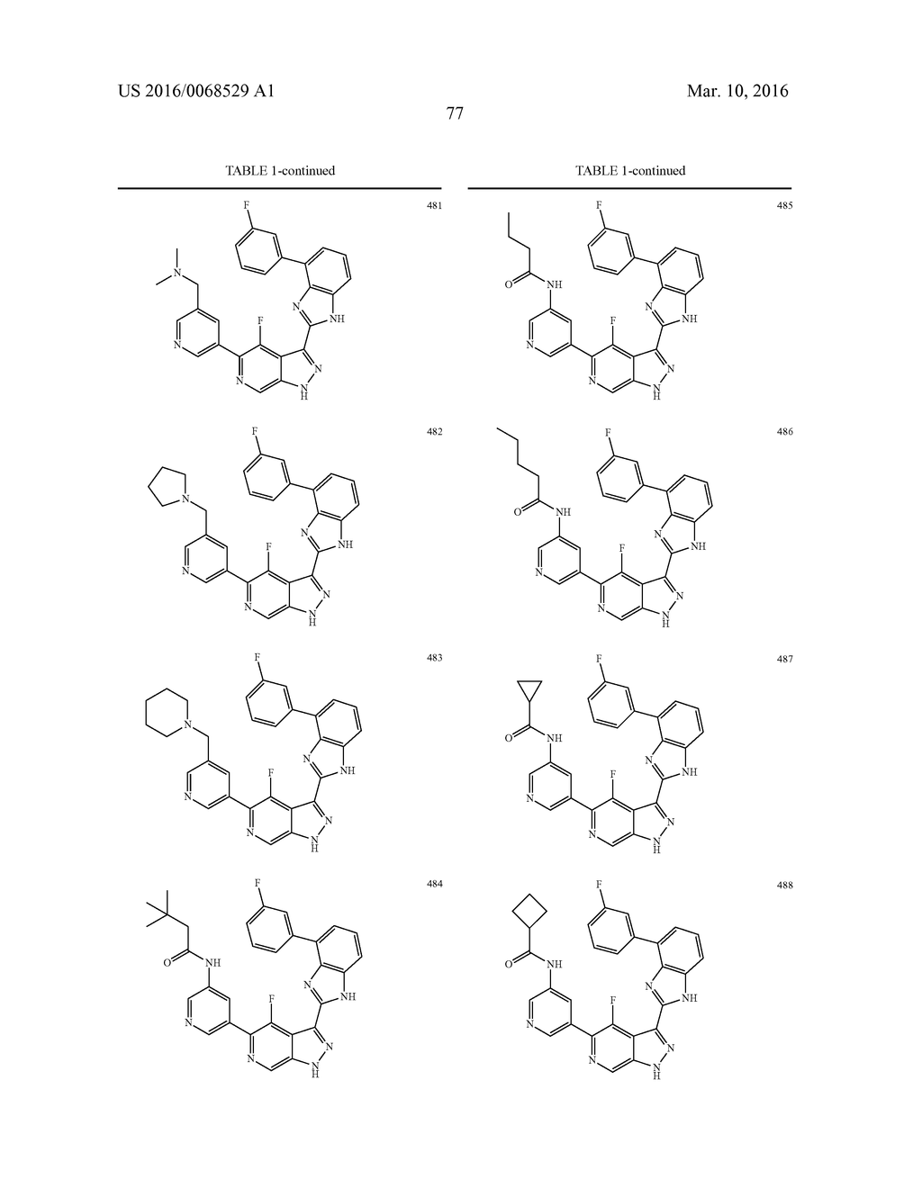 3-(1H-BENZO[D]IMIDAZOL-2-YL)-1H-PYRAZOLO[3,4-C]PYRIDINE AND THERAPEUTIC     USES THEREOF - diagram, schematic, and image 78