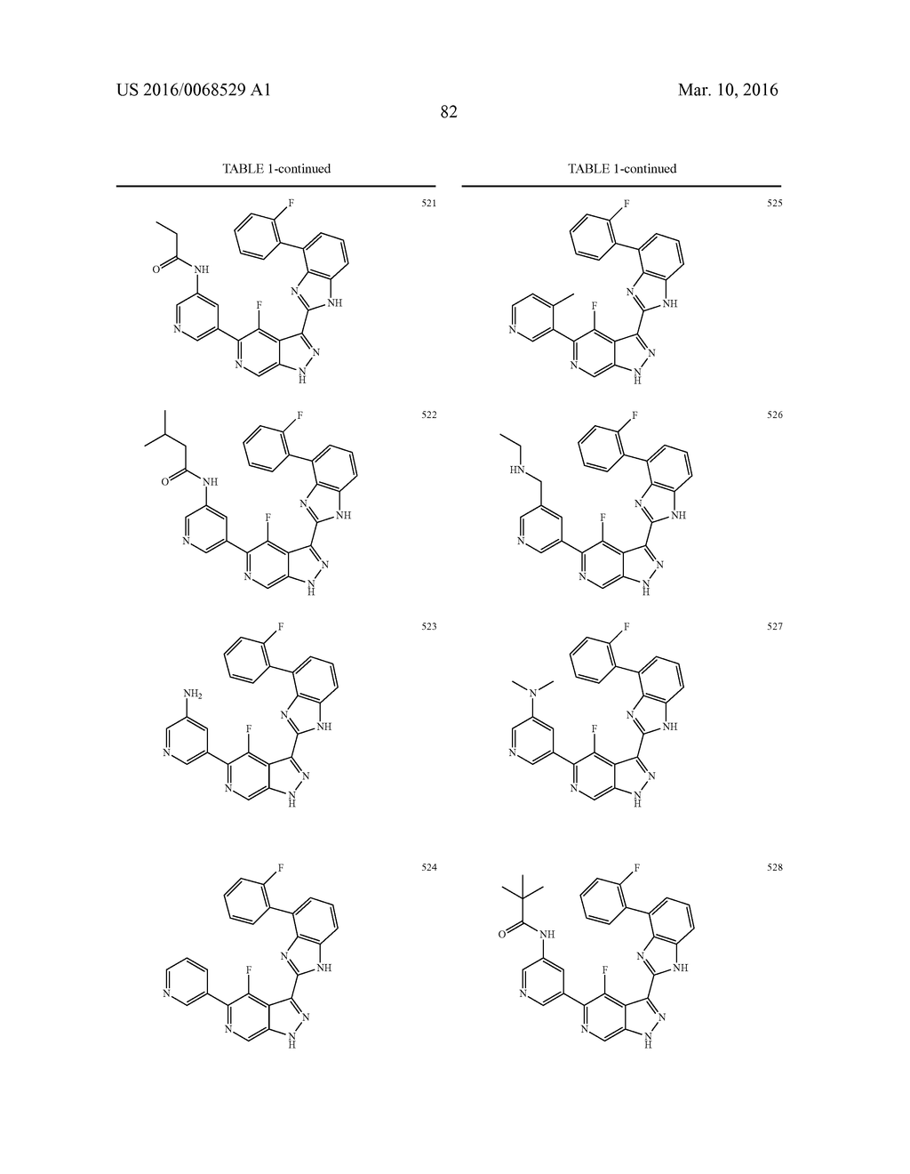 3-(1H-BENZO[D]IMIDAZOL-2-YL)-1H-PYRAZOLO[3,4-C]PYRIDINE AND THERAPEUTIC     USES THEREOF - diagram, schematic, and image 83