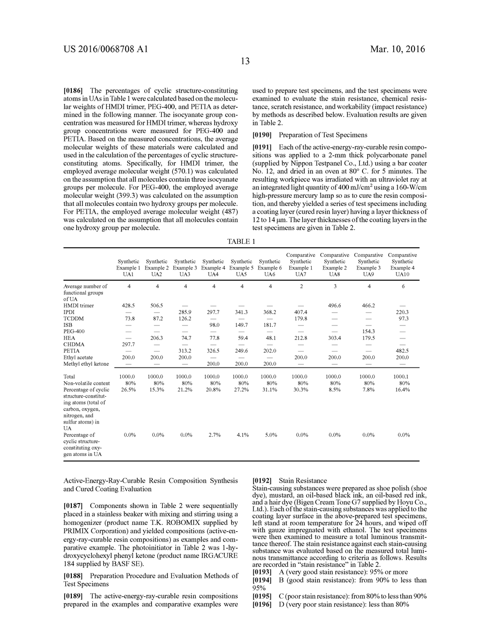 URETHANE (METH)ACRYLATE AND ACTIVE ENERGY RAY-CURABLE RESIN COMPOSITION - diagram, schematic, and image 14