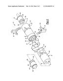 OPPOSED PISTON TWO-STROKE ENGINE WITH THERMAL BARRIER diagram and image