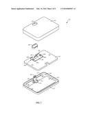 DOCKING STATION WITH INTEGRAL DEVICE SUPPORT STRUCTURE diagram and image