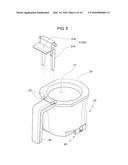 ICE SHAVING MACHINE EQUIPPED WITH DETACHABLE ICE CONTAINER diagram and image