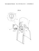 ICE SHAVING MACHINE EQUIPPED WITH DETACHABLE ICE CONTAINER diagram and image