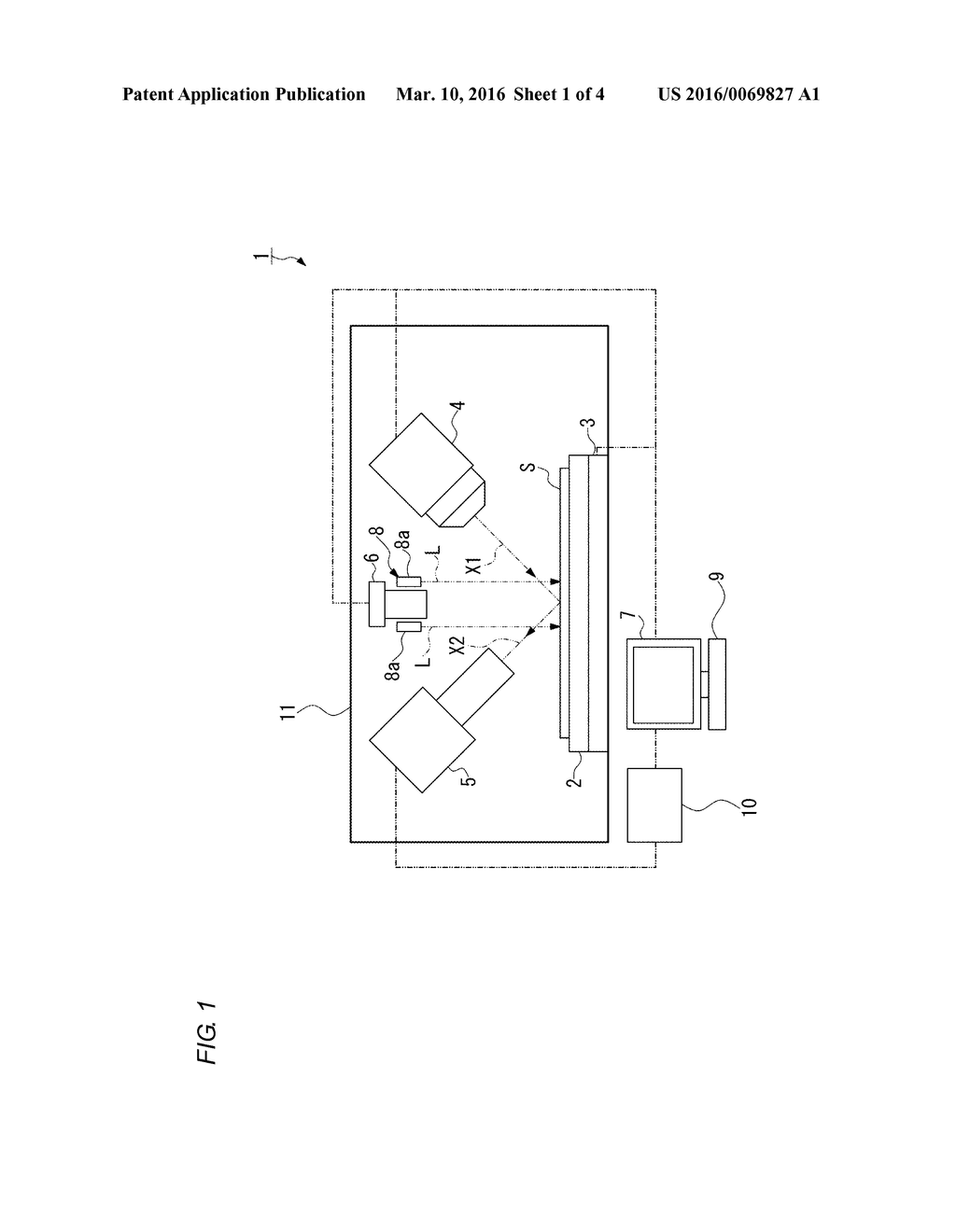 X-RAY FLUORESCENCE ANALYZER AND MEASUREMENT POSITION ADJUSTING METHOD     THEREFORE - diagram, schematic, and image 02