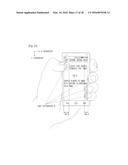 DEVICE FOR CONTROLLING MOBILE TERMINAL AND METHOD OF CONTROLLING THE     MOBILE TERMINAL diagram and image