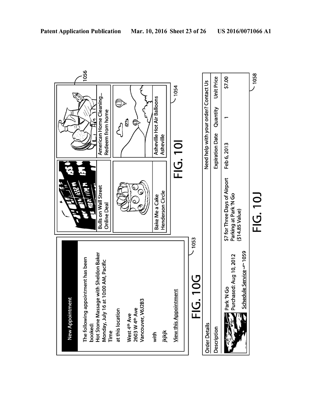 METHOD, APPARATUS, AND COMPUTER PROGRAM PRODUCT FOR SCHEDULING     APPOINTMENTS WITH DEAL OFFERS - diagram, schematic, and image 24