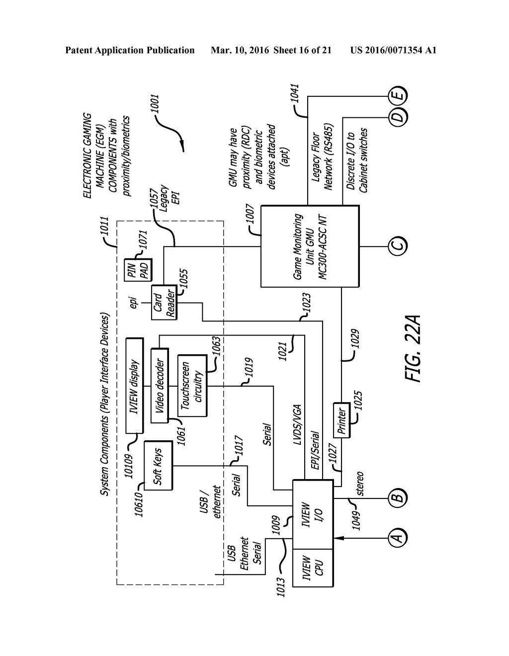 Multi-Touch Gesture Gaming System and Method - diagram, schematic, and image 17