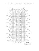 TRANSISTORS HAVING ONE OR MORE DUMMY LINES WITH DIFFERENT COLLECTIVE     WIDTHS COUPLED THERETO diagram and image