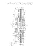 DEVICE USING A PIEZOELECTRIC ELEMENT AND METHOD FOR MANUFACTURING THE SAME diagram and image