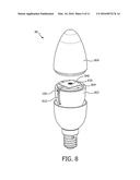 A LIGHTING DEVICE AND LUMINAIRE COMPRISING AN ANTENNA diagram and image