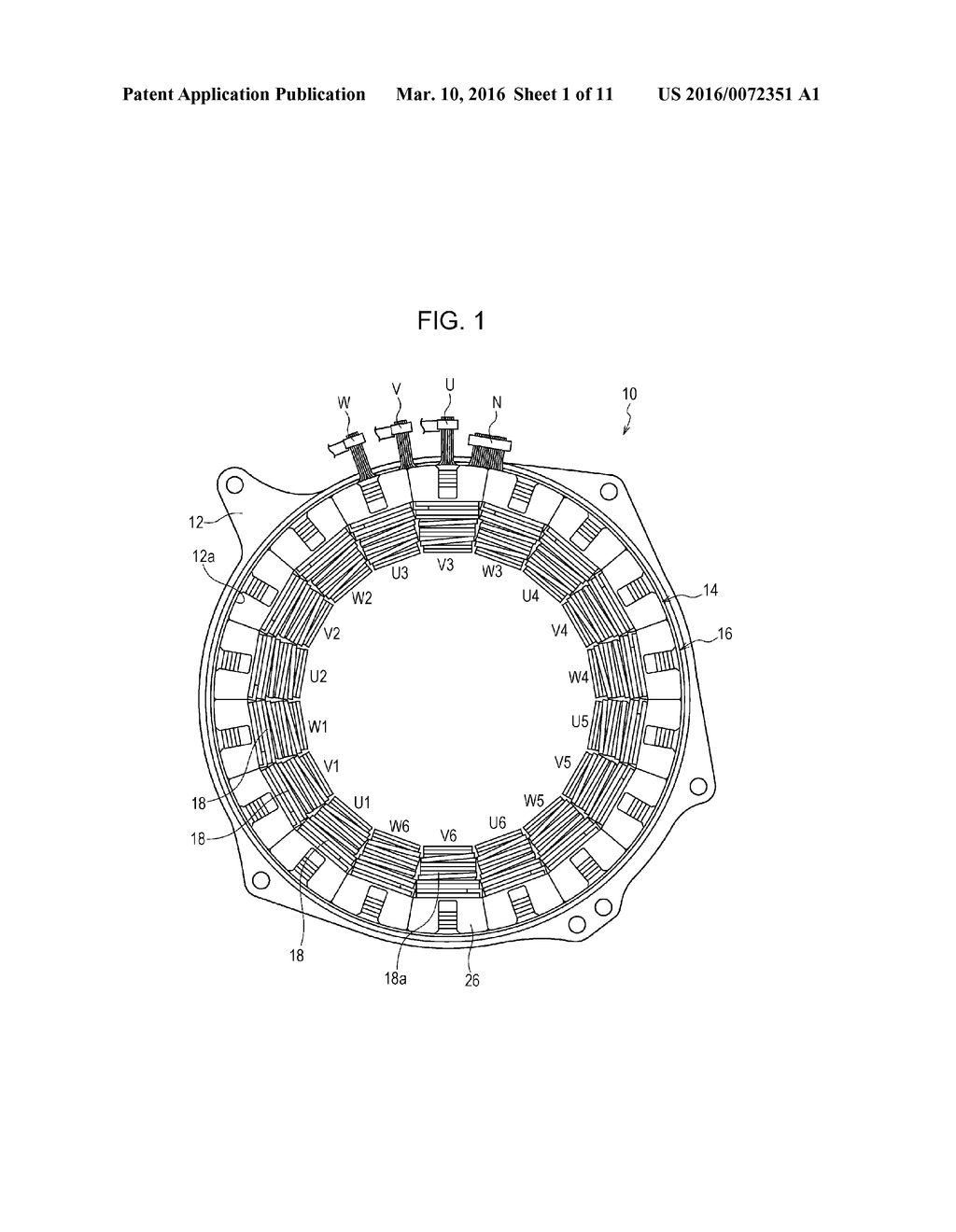 STATOR OF ROTARY ELECTRIC MACHINE - diagram, schematic, and image 02