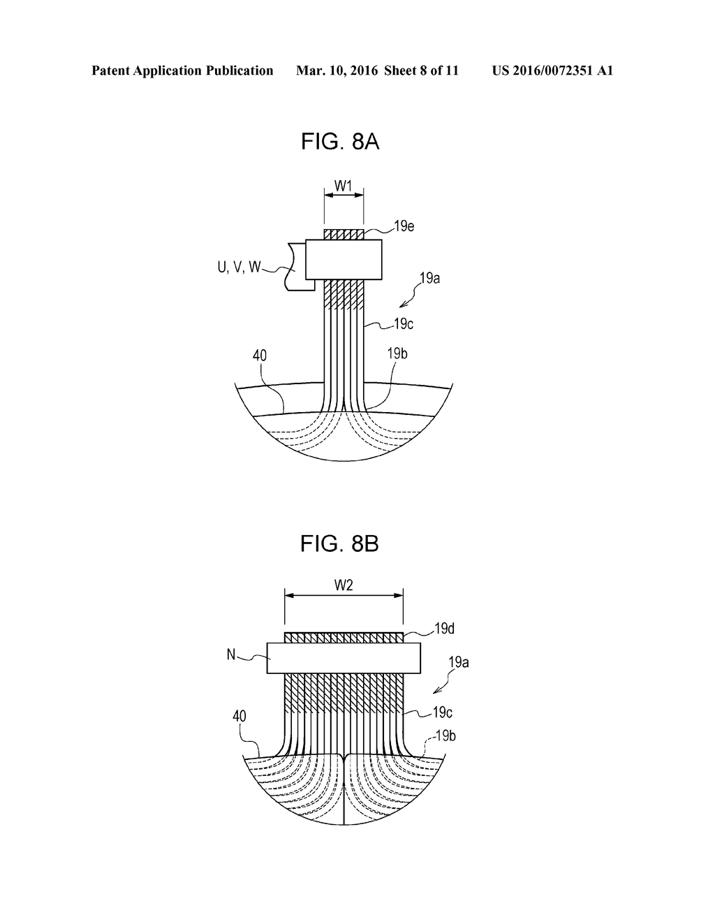 STATOR OF ROTARY ELECTRIC MACHINE - diagram, schematic, and image 09