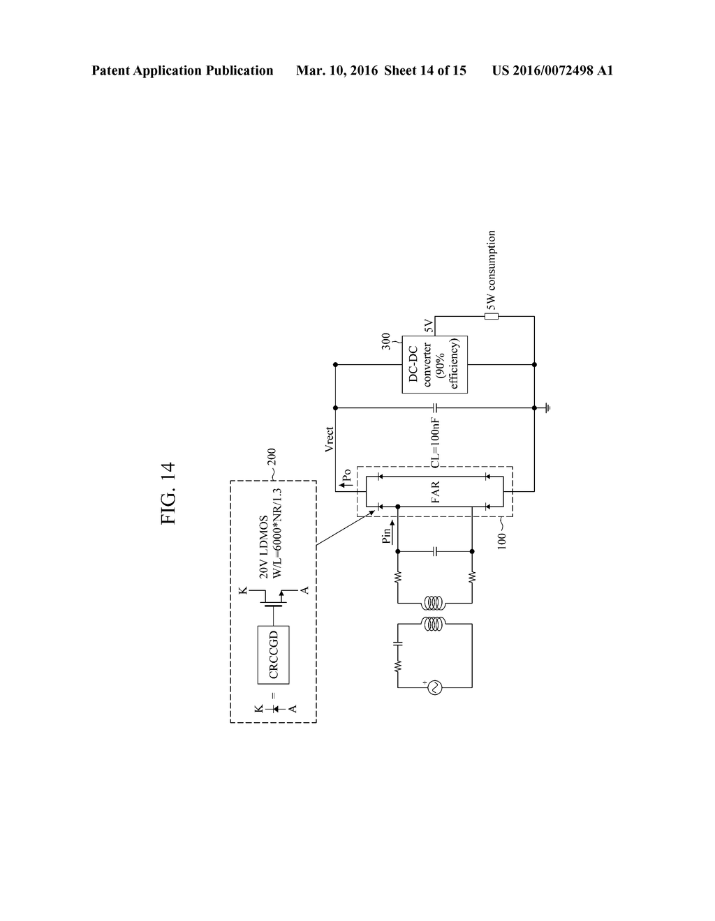 GATE DRIVER FOR ISOLATED INPUT SWITCHING ELEMENT - diagram, schematic, and image 15