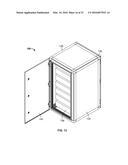 CABINET FRAME ENCLOSURES, FRAME MEMBERS AND CORRESPONDING METHODS diagram and image