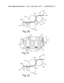 Nonwoven Material Having Discrete Three-Dimensional Deformations With Wide     Base Openings That are Base Bonded to Additional Layer diagram and image