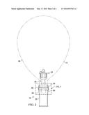 APPARATUS FOR SEALING AND ILLUMINATING A BALLOON diagram and image