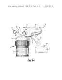 PAINT CAN ADAPTER FOR HANDHELD SPRAY DEVICE diagram and image