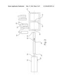 A METHOD FOR ASSEMBLING A COMPOSITE HOUSING FITTED WITH A SHAFT AND     ASSOCIATED MOUNTED ELEMENTS diagram and image