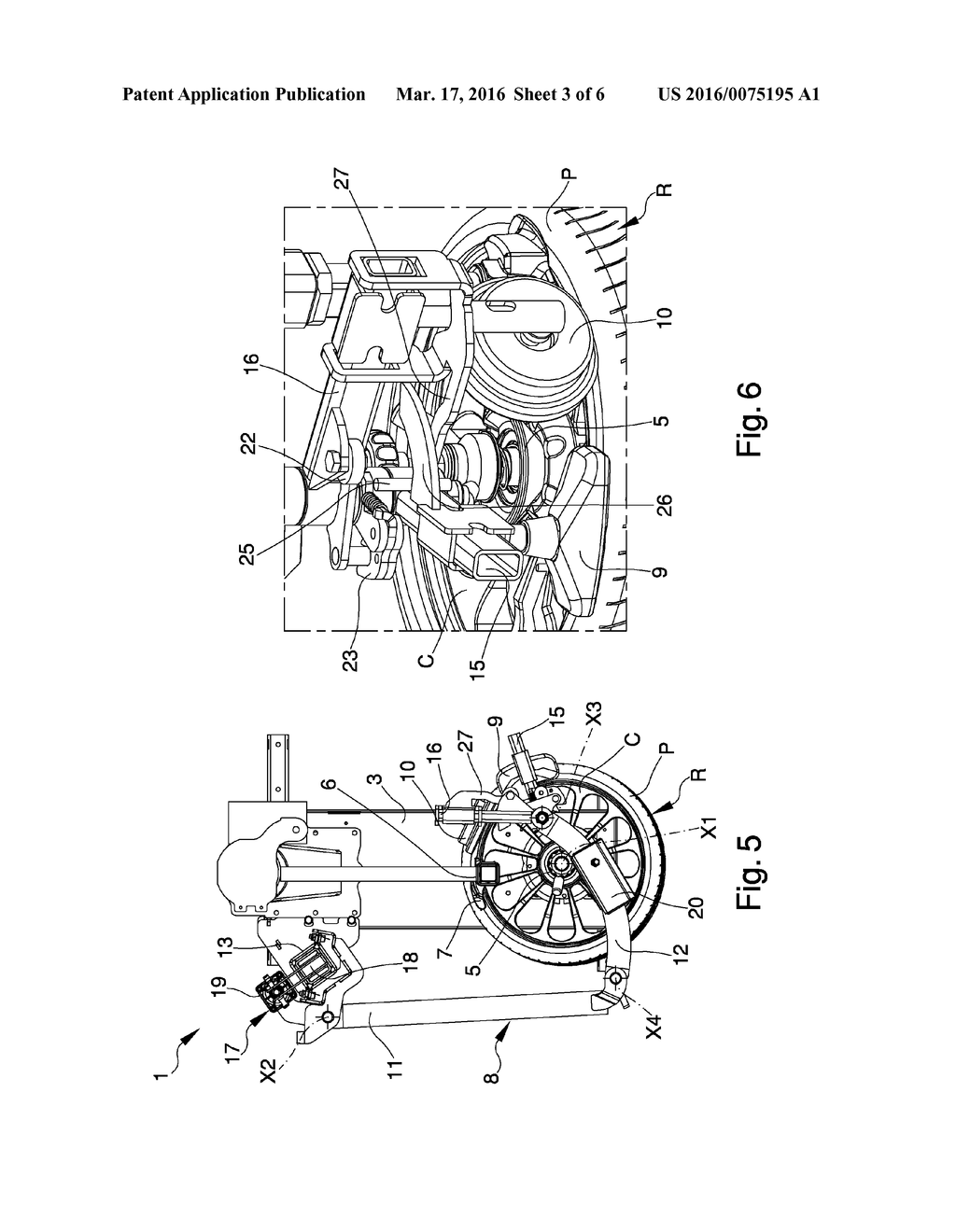 MACHINE FOR REMOVING AND FITTING WHEEL TYRES FOR VEHICLES - diagram, schematic, and image 04