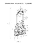 Auxiliary Grip of Collapsible Trolley diagram and image