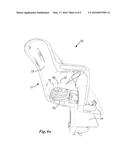 A Bicycle Child Seat diagram and image