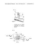 PARTICULATE MATERIAL SUPPLYING APPARATUS WITH A DOWNWARDLY SLANTING     DISCHARGE GUTTER WHICH ROTATES SIDE TO SIDE diagram and image