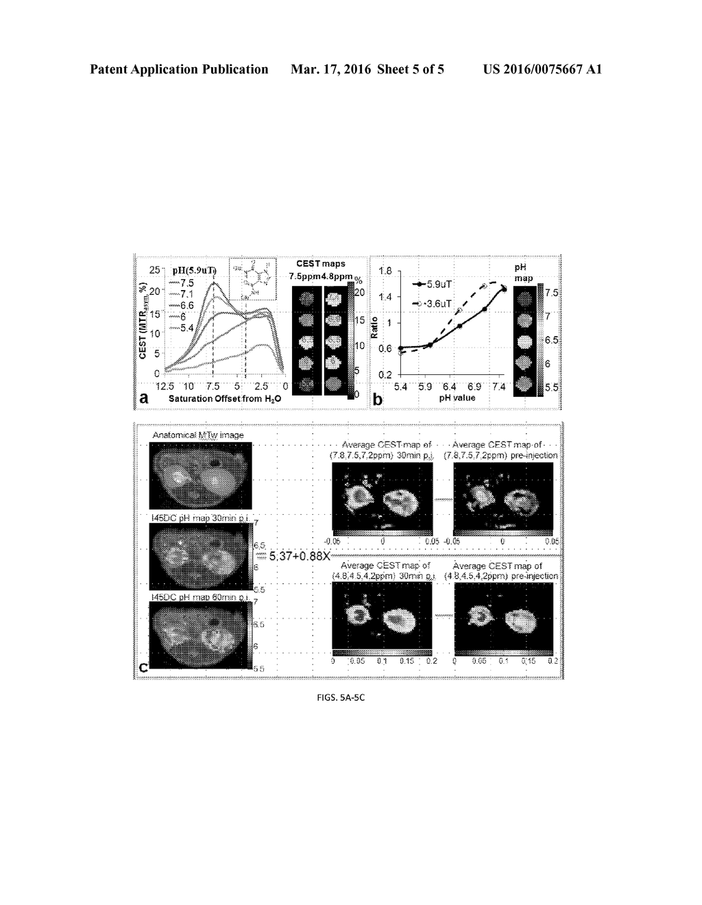 COMPOSITIONS AND METHODS FOR CHEMICAL EXCHANGE SATURATION TRANSFER (CEST)     MAGNETIC RESONANCE IMAGING (MRI) - diagram, schematic, and image 06