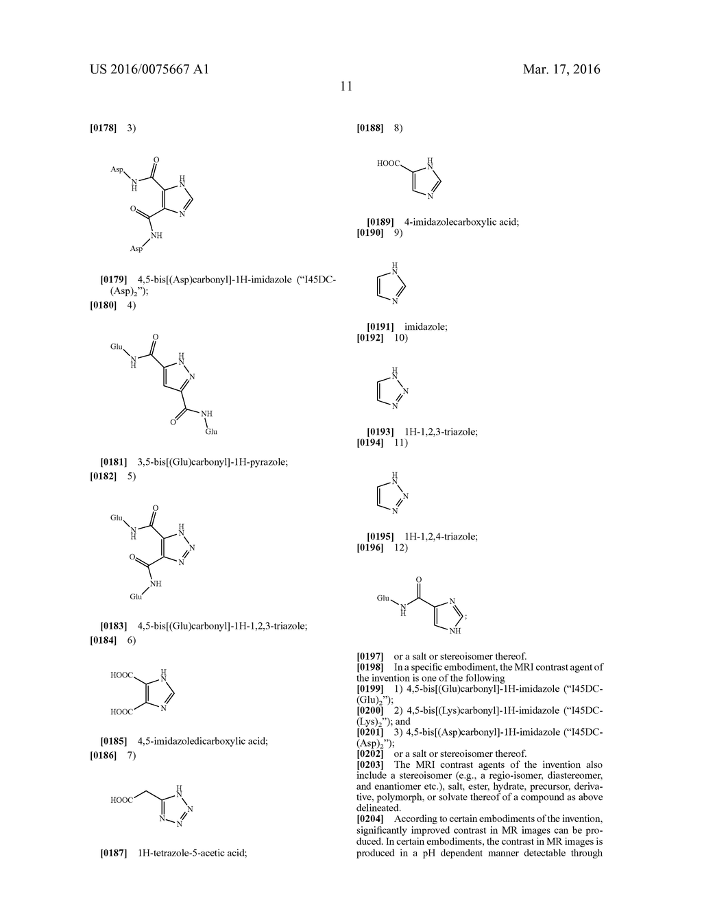 COMPOSITIONS AND METHODS FOR CHEMICAL EXCHANGE SATURATION TRANSFER (CEST)     MAGNETIC RESONANCE IMAGING (MRI) - diagram, schematic, and image 17