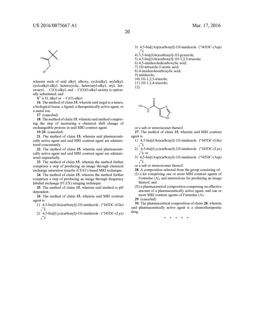 COMPOSITIONS AND METHODS FOR CHEMICAL EXCHANGE SATURATION TRANSFER (CEST)     MAGNETIC RESONANCE IMAGING (MRI) - diagram, schematic, and image 26