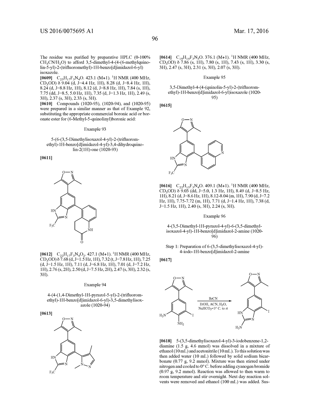 BENZIMIDAZOLE DERIVATIVES AS BROMODOMAIN INHIBITORS - diagram, schematic, and image 101