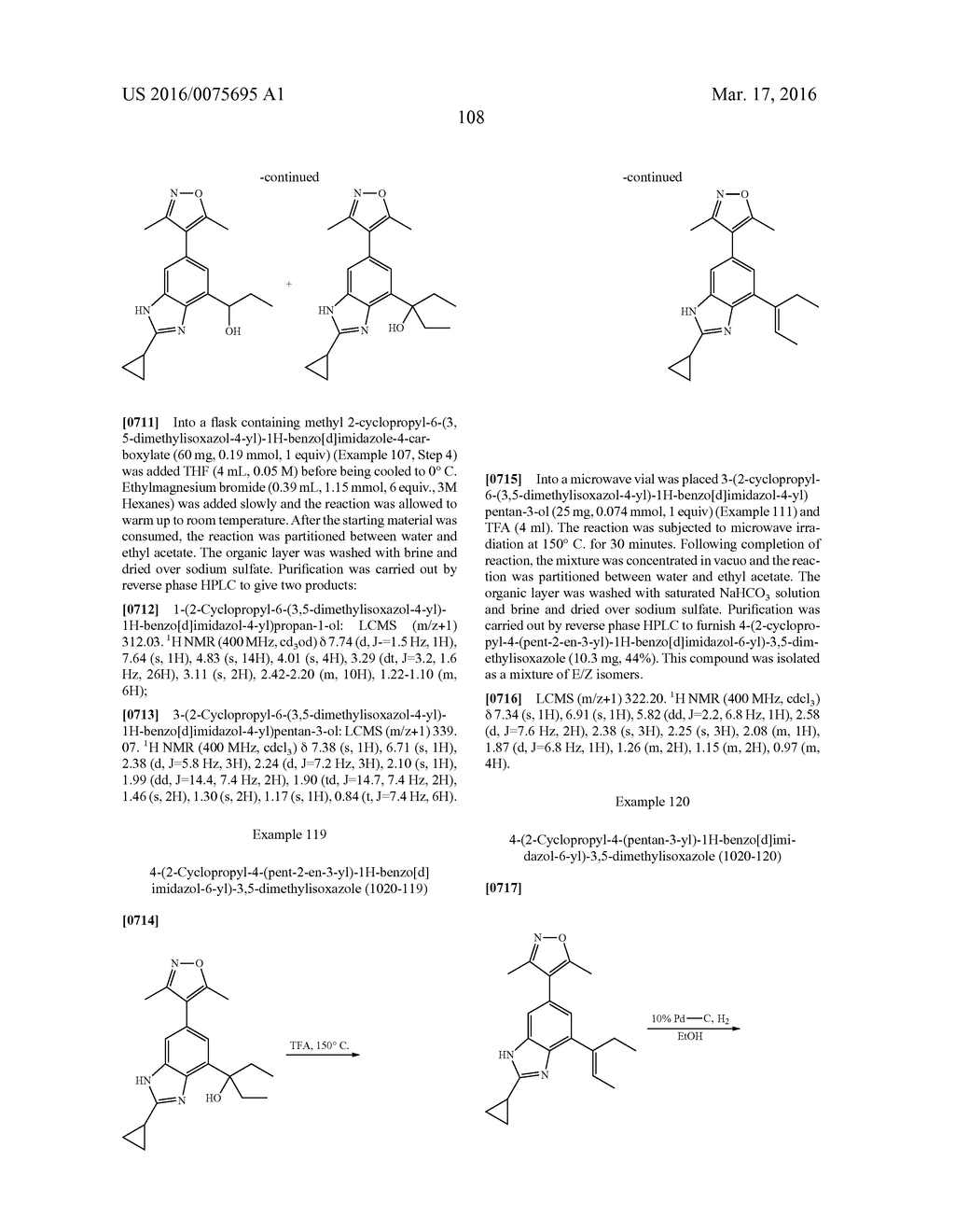 BENZIMIDAZOLE DERIVATIVES AS BROMODOMAIN INHIBITORS - diagram, schematic, and image 113