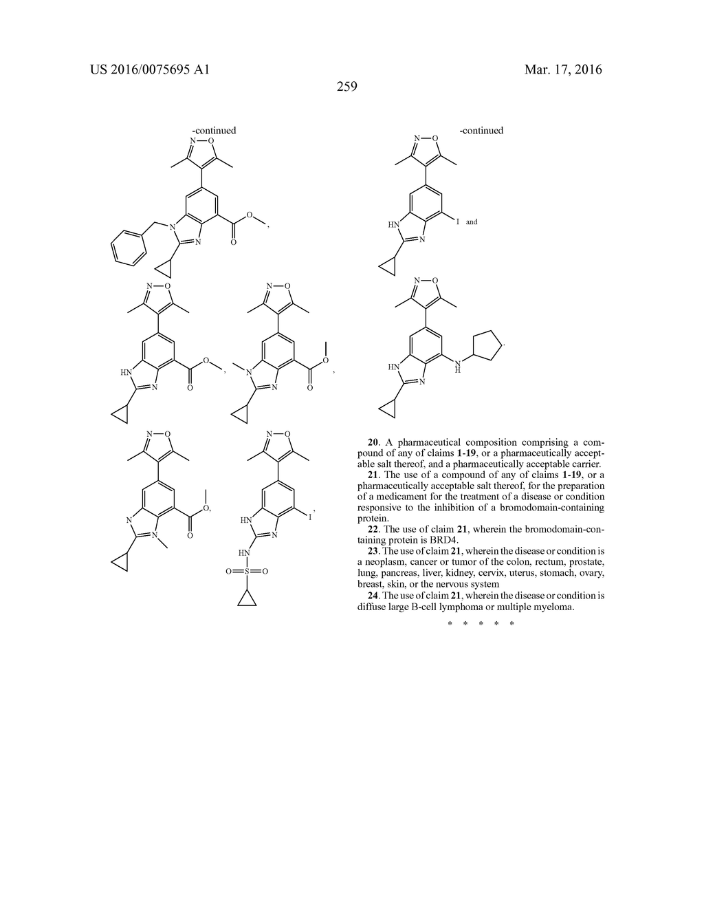 BENZIMIDAZOLE DERIVATIVES AS BROMODOMAIN INHIBITORS - diagram, schematic, and image 264