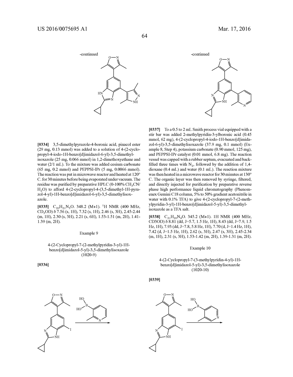 BENZIMIDAZOLE DERIVATIVES AS BROMODOMAIN INHIBITORS - diagram, schematic, and image 69