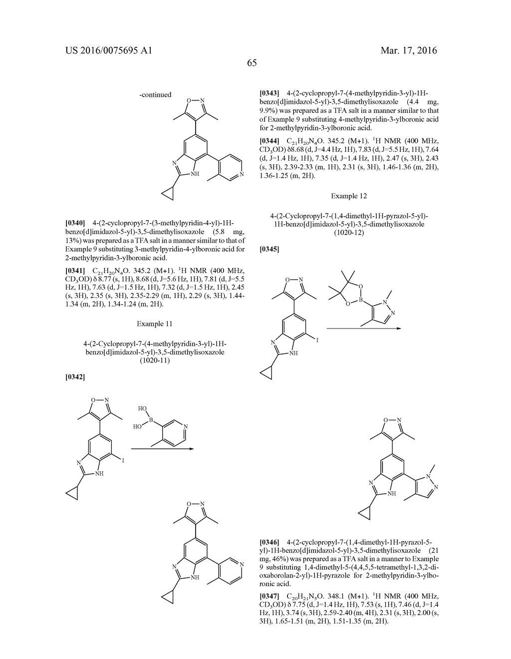 BENZIMIDAZOLE DERIVATIVES AS BROMODOMAIN INHIBITORS - diagram, schematic, and image 70