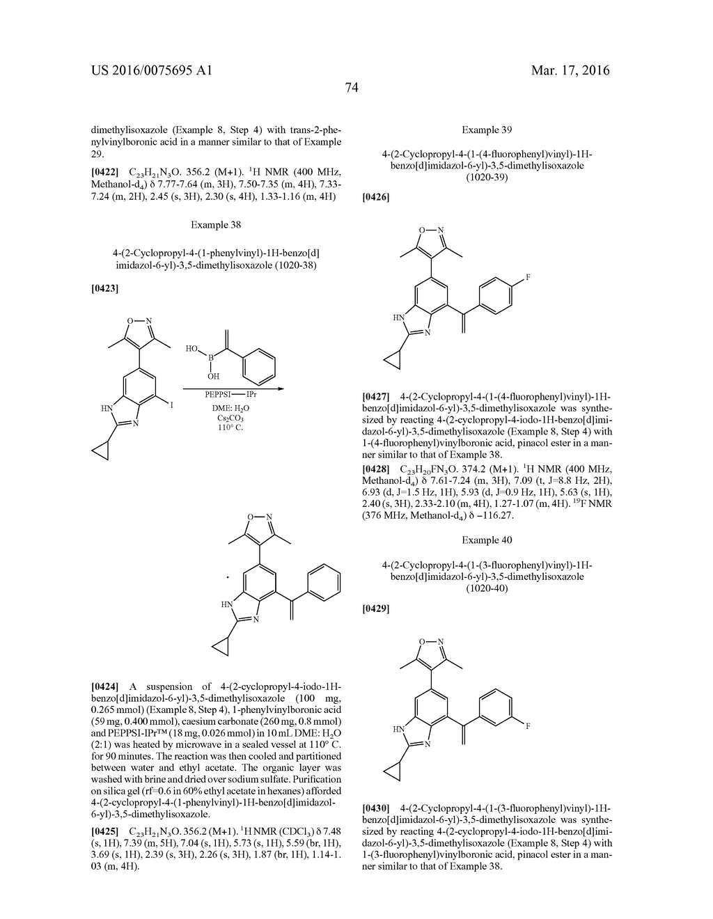 BENZIMIDAZOLE DERIVATIVES AS BROMODOMAIN INHIBITORS - diagram, schematic, and image 79