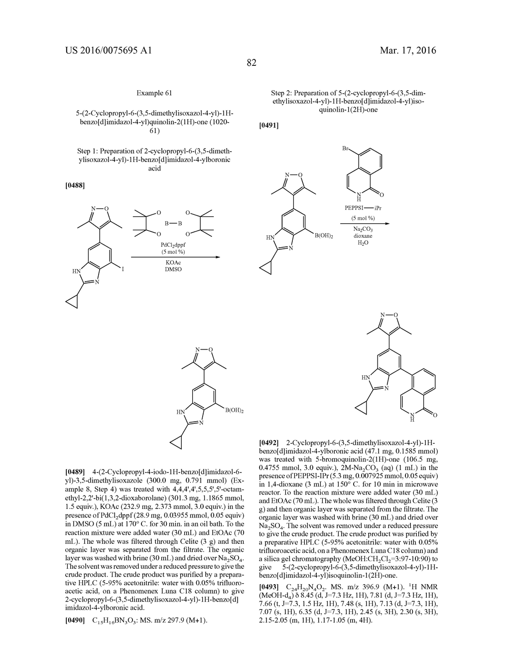 BENZIMIDAZOLE DERIVATIVES AS BROMODOMAIN INHIBITORS - diagram, schematic, and image 87