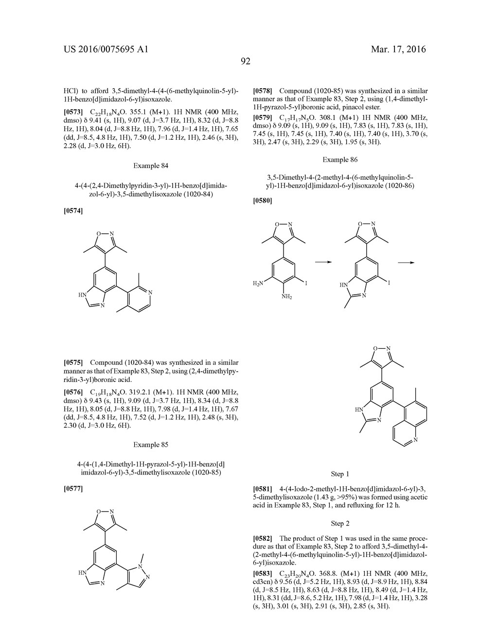 BENZIMIDAZOLE DERIVATIVES AS BROMODOMAIN INHIBITORS - diagram, schematic, and image 97