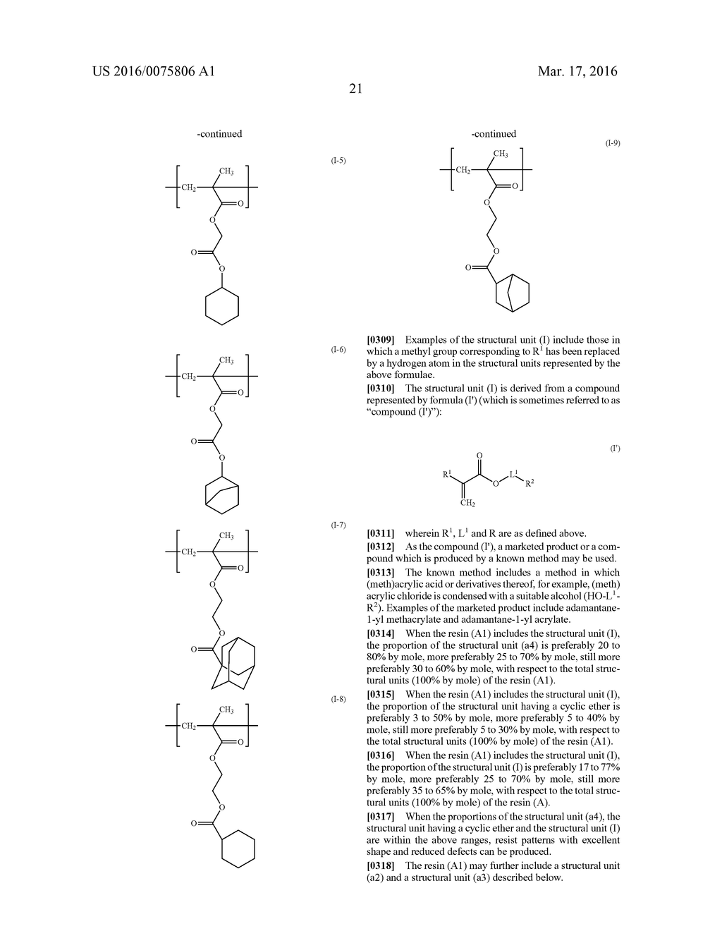 RESIN, RESIST COMPOSITION AND METHOD FOR PRODUCING RESIST PATTERN - diagram, schematic, and image 23